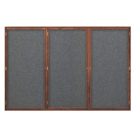 United Visual Products Open Faced Traditional Rounded Corkboard UV639ARC-WHITE-CLOUD